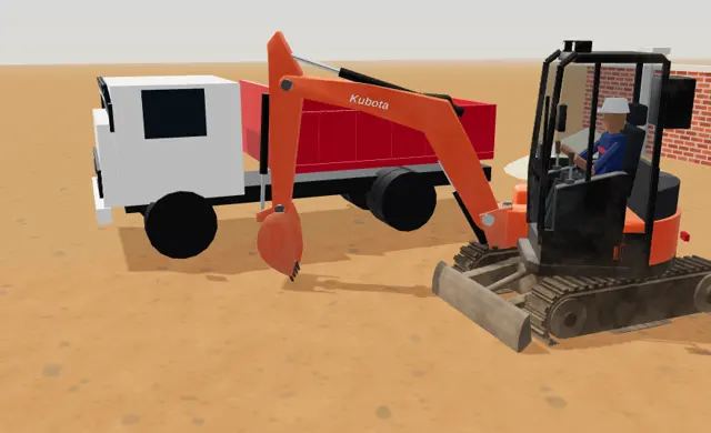 Model 3D Kubota U30