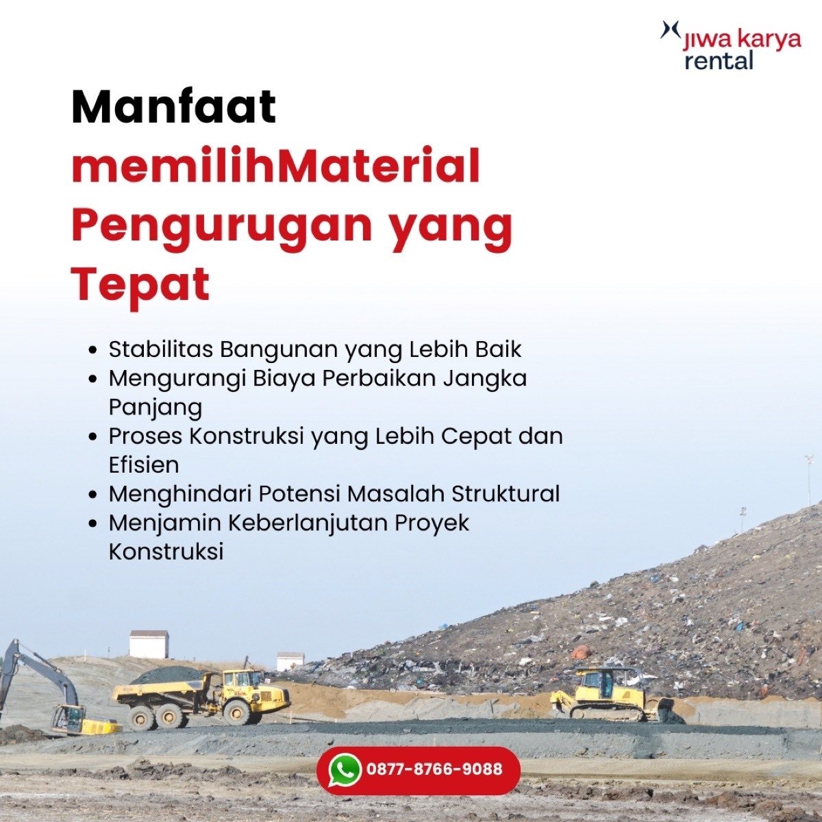 Mini excavator Kubota U30 JKR di proyek villa Bali