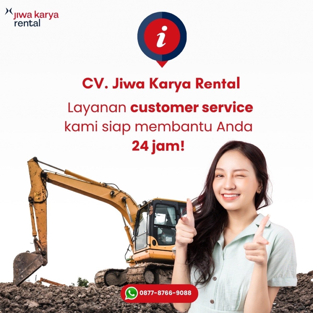 Unit excavator JKR aktif beroperasi Bali